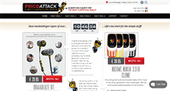 Desktop Screenshot of priceattack.nl